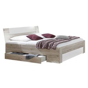 Bed Enjoy San Remo eikenhouten look/alpinewit - Zonder verlichting