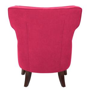 Fauteuil à oreilles Audrey Tissu Tissu Vaire : Rose vif