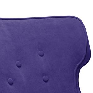 Fauteuil à oreilles Audrey Tissu Tissu Vaire : Violet