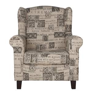 Fauteuil à  oreilles Carov Tissu