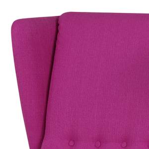 Fauteuil à oreilles Chaville Tissu fuschia