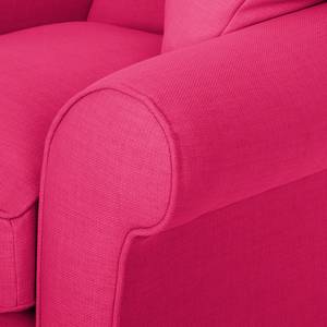 Ohrensessel Colmar Stoff Maka: Pink - Mit Hocker