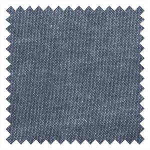 Fauteuil à  oreilles Davido Tissu en coton gris foncé - Bleu