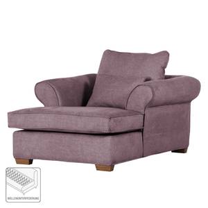 Oorfauteuil Durana microvezel - Mauve