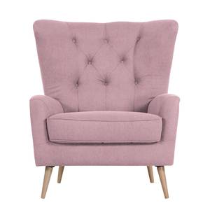 Oorfauteuil Feliz geweven stof - Mauve