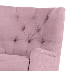 Oorfauteuil Feliz geweven stof - Mauve