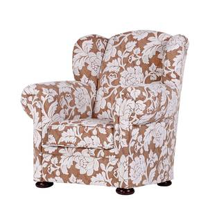 Fauteuil à oreilles Gracie Tissu beige