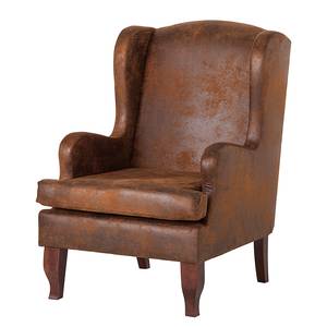 Oorfauteuil Italo microvezel - bruin