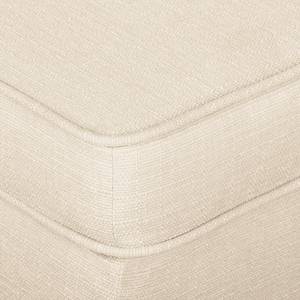 Ohrensessel Juna II Webstoff Creme - Ohne Hocker