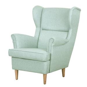 Ohrensessel Juna III Webstoff Mint - Ohne Hocker