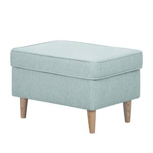 Oorfautuil Juna III geweven stof beige - Mintkleurig - Met hocker