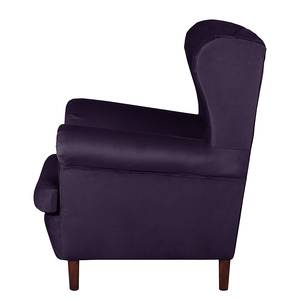 Fauteuil à oreilles Kaiapoi Velours - Mauve