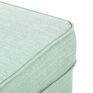 Ohrensessel Kaiapoi (mit Hocker) Webstoff - Aqua