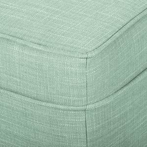 Ohrensessel Kaiapoi (mit Hocker) Webstoff - Aqua