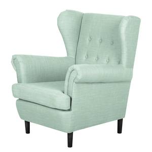 Ohrensessel Kaiapoi (mit Hocker) Webstoff - Aqua