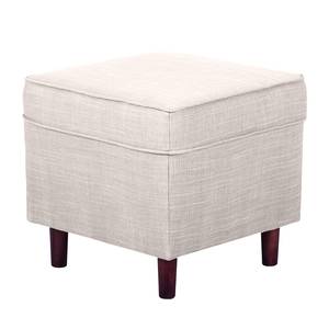 Ohrensessel Kaiapoi (mit Hocker) Webstoff - Beige