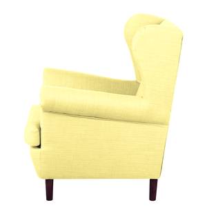 Fauteuil à oreilles Kaiapoi Textile - Jaune