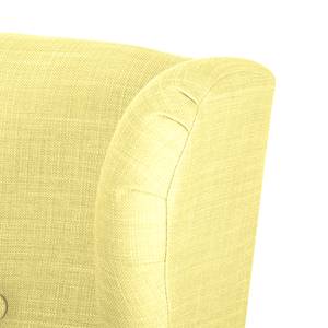 Fauteuil à oreilles Kaiapoi Tissu - Jaune