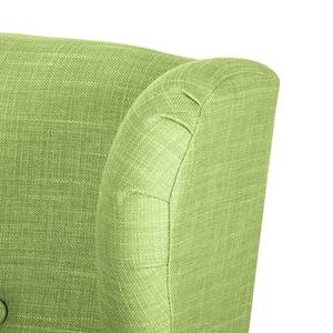 Fauteuil à oreilles Kaiapoi Textile - Vert olive