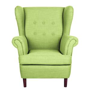 Fauteuil à oreilles Kaiapoi Textile - Vert olive