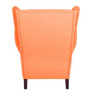 Ohrensessel Kaiapoi (mit Hocker) Webstoff - Orange