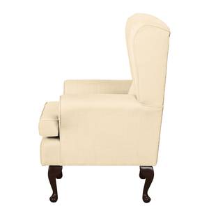 Fauteuil à oreilles Lofthouse Tissu - Beige clair