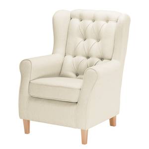 Bankstellen Luro 2-1 (2-zitsbank, fauteuil) - structuurstof - Geweven stof Inas: Cappuccino