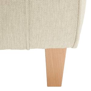 Bankstellen Luro 2-1 (2-zitsbank, fauteuil) - structuurstof - Geweven stof Inas: Cappuccino
