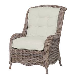 Ohrensessel Sienna Rattan Braun