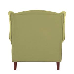 Fauteuil à oreilles Sofia Tissu vert olive