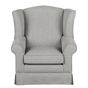 Oorfauteuil Summer Romance geweven stof - Grijs - Met hocker