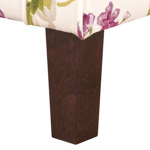 Bankstellen Summer Romance geweven stof - beige - gebloemd - Met hocker