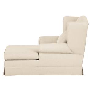 Fauteuil à oreilles Summer Romance XXL Tissu - Crème