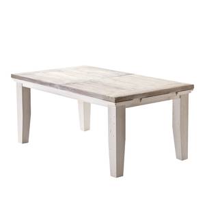 Table Opera I (avec rallonge) Avec rallonge - Largeur : 180 cm - Blanc