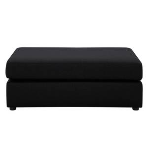 Pouf repose-pieds Bilbao Tissu Tissu Selva : Anthracite