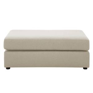 Gestoffeerde hocker Bilbao geweven stof Stof Selva: Beige