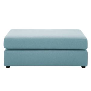 Pouf repose-pieds Bilbao Tissu Tissu Selva : Bleu clair