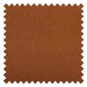 Pouf repose-pieds Bilbao Tissu Tissu Milan : Marron rouille