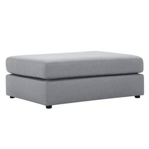 Polsterhocker Bilbao Webstoff Stoff Ramira: Silber