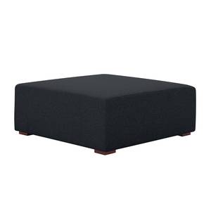 Pouf repose-pieds Seed Tissu Tissu Ramira : Anthracite