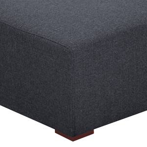 Pouf repose-pieds Seed Tissu Tissu Milan : Anthracite