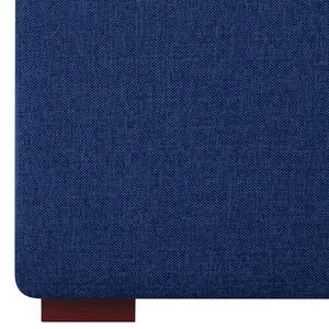 Polsterhocker Seed Webstoff Stoff Ramira: Blau