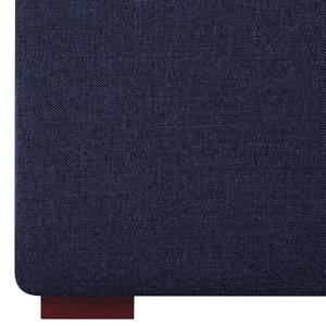 Pouf repose-pieds Seed Tissu Tissu Milan : Bleu foncé