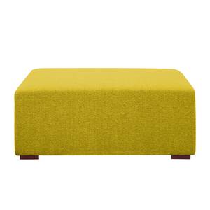 Pouf repose-pieds Seed Tissu Tissu Milan : Jaune