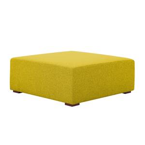 Pouf repose-pieds Seed Tissu Tissu Milan : Jaune