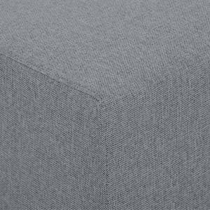 Pouf repose-pieds Seed Tissu Tissu Selva : Gris