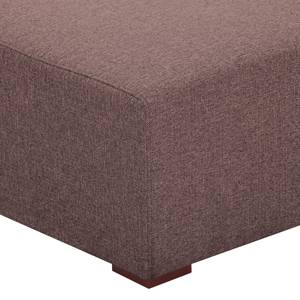 Pouf repose-pieds Seed Tissu Tissu Milan : Gris-Marron