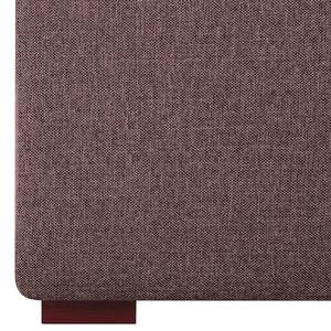 Pouf repose-pieds Seed Tissu Tissu Milan : Gris-Marron