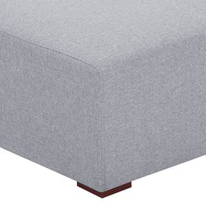 Pouf repose-pieds Seed Tissu Tissu Milan : Gris clair