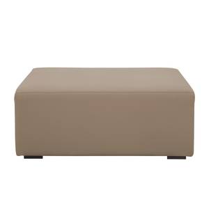 Pouf repose-pieds Seed Cuir véritable Cuir véritable Gad : Taupe